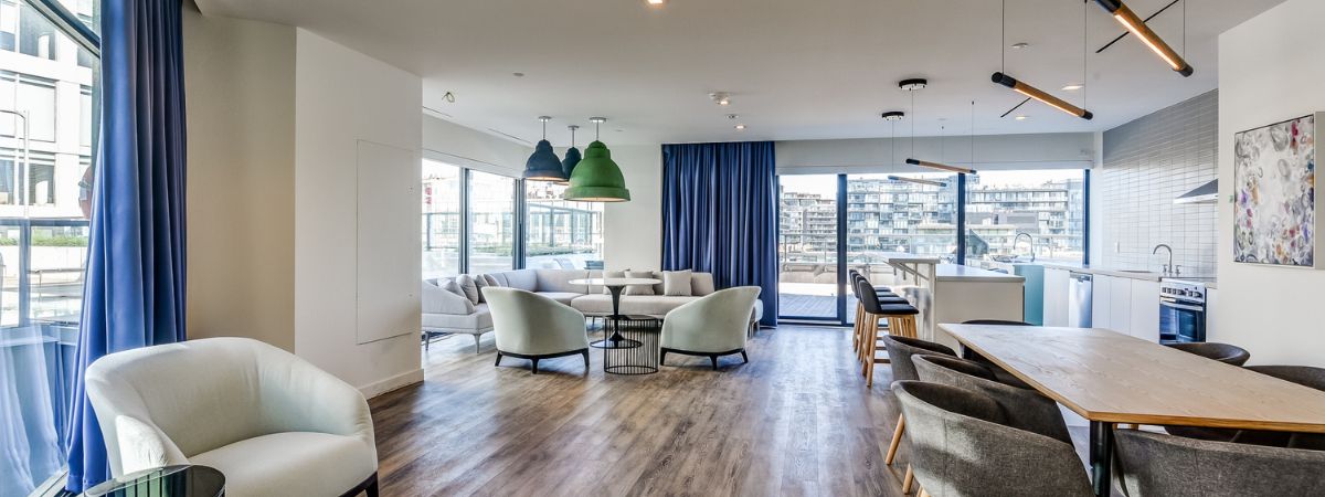 Three Bedroom Penthouse kitchen at Minto Yorkville